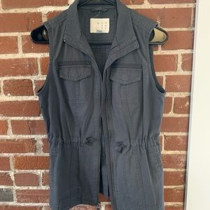 Navy blue vest